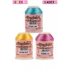 3 Adet Altınbaşak Oya ve Dantel İpi 20 gr - Royaleks - No: 397 - 020 - 129