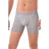 3 adet Tutku Likralı Erkek Gri Boxer 0114
