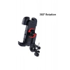 360° Derece Ayarlanabilen Gidon Bağlantılı Bisiklet Motosiklet İçin Abs 4-7.8″ İnç Telefon Tutucu