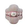 5 Adet Angora Lüks El Örgü İpi Pembeli Gri 3079
