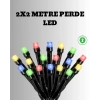 BFS 2x2 Metre Pil ile Çalışan Perde LED Işık – 8 Modlu Dekoratif