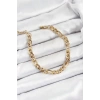Mey İthalat® 316L Çelik Gold Renk Zincir Erkek Bileklik
