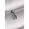 BFS 316L Çelik Gümüş Renk Topçuk Piercing