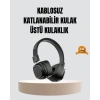 BFS Bluetooth Kablosuz Kulak Üstü Kulaklık Katlanabilir Konforlu ve Şık Tasarımlı
