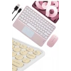 BFS Bluetooth Touchpad Klavye 10.9 inch Kablosuz Wifi Q Klavye Slim