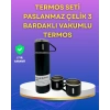BFS Çelik Termos Bardak Seti | 500 ml Kapasite, Kaymaz Taban, Hediye Kutulu