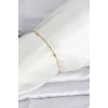 Mey İthalat® CM 14K Gold Renk Burgu Topçuk Model Kadın Bileklik