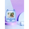 BFS Dijital Video Fotoğraf App Destekli Çocuk Kamerası Termal Resim Kağıt Baskılı Yazıcı Mavi