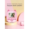 BFS Dijital Video Fotoğraf App Destekli Çocuk Kamerası Termal Resim Kağıt Baskılı Yazıcı Pembe