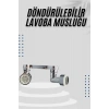 BFS Dönebilen Musluk Başlığı Akrobat Mutfak Banyo Musluk Ucu Başlığı Oynar Başlıklı