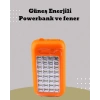 BFS Güneş Paneli Destekli Powerbank ve LED Işıldak – 10000 mAh, Çift USB, Outdoor Kullanım İçin