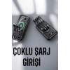 BFS Hızlı Şarj Dijital Göstergeli Powerbankli Çoklu Şarj Özelliği