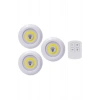 BFS Led Lamba 3lü Uzaktan Kumandalı Yapışkanlı