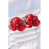 BFS Pirinç Kırmızı Renk Gül Model Kadın Küpe