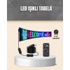 BFS RGB Kayar Yazılı LED Reklam Ekranı – USB Bağlantılı Esnek Tasarım