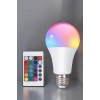 BFS RGB Led Lamba Led Işık Ampul Renk Değiştirebilen 100 Watt