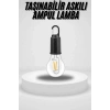 BFS Taşınabilir Askılı Ampul Kamp Lambası Askılı Type-C Şarjlı Bahçe Lambası