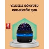 BFS USB Galaxy Projektör Lamba – Romantik Atmosfer, Çocuk Odası, Parti ve Düğün Işığı