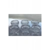 Cam Ayaklı Kase 6lı Kristal Görünüm Royaleks-69812