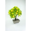 Dekor Ağaç Limon Ağacı Saksılı Dekoratif Ağaç Biblo 24x13 cm