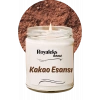 Doğal Özel Seri Kokulu Dekoratif Kavanoz Mum 210 cc - Kakao Esansı - RYL