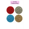 Dökme Cam Kum Boncuk (11/0) 2 mm - 4 Renk - Toplam 80 Gram -  BNC404
