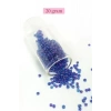 Dökme Cam Kum Boncuk (8/0) 3 mm - 20 Gram - Şeffaf Mavi - BNC149