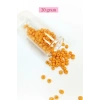 Dökme Cam Kum Boncuk Büyük Boy (6/0) 4 mm - 20 Gram - Açık Turuncu - BNC095