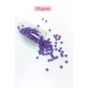 Dökme Cam Kum Boncuk Büyük Boy (6/0) 4 mm - 20 Gram - Mor - BNC080