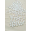 Dünya Boncuk İçten Boncuklu Bileklik Çanta Boncuğu 10 mm 50 gr Beyaz - BNC463
