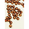 Dünya Boncuk İçten Boncuklu Bileklik Çanta Boncuğu 10 mm 50 gr Kahverengi - BNC462