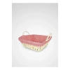 Hasırlı Bezli Ekmek Sepeti Dikdörtgen Renkli Royaleks-8822