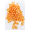 Küp Boncuk İçten Boncuklu Bileklik Çanta Boncuğu 10 mm 50 gr Turuncu - BNC452