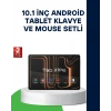 Mey İthalat® 10.1 İnç Android Tablet Klavye ve Mouse Setli 5G Destekli