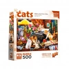Mey İthalat®  20052 Kittens in the Writer’s Office 500 Parça Puzzle