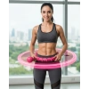 Mey İthalat® 24 Bölüm Akıllı Hula Hoop Bel Masajlı Düşmeyen Spor Çemberi