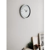 Mey İthalat® 36 Cm Beyaz 24 Saat Göstergeli Özel Tasarım Duvar Saati