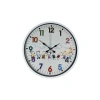 Mey İthalat® 36 Cm Beyaz Çocuk Odası Duvar Saati