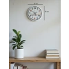 Mey İthalat® 36 Cm Beyaz Çocuk Odası Duvar Saati