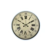 Mey İthalat® 36 Cm Beyaz Retro Dekoratif Duvar Saati