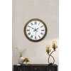 Mey İthalat® 36 cm Eskitme Metal Roma Rakamlı Duvar Saati