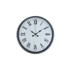 Mey İthalat® 36 Cm Gri Roma Rakamlı Duvar Saati