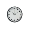Mey İthalat® 36 Cm Gri Sade Dekoratif Duvar Saati