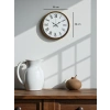 Mey İthalat® 36 Cm Kahverengi Dekoratif Duvar Saati