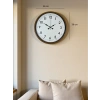Mey İthalat® 36 Cm Kahverengi Dekoratif Duvar Saati