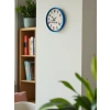 Mey İthalat® 36 Cm Mavi Çocuk Odası Duvar Saati