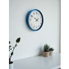 Mey İthalat® 36 Cm Mavi Dekoratif Duvar Saati