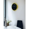 Mey İthalat® 36 Cm Sarı Dekoratif Duvar Saati