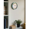 Mey İthalat® 36 Cm Turkuaz Çocuk Odası Duvar Saati