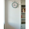 Mey İthalat® 36 Cm Turkuaz Çocuk Odası Duvar Saati